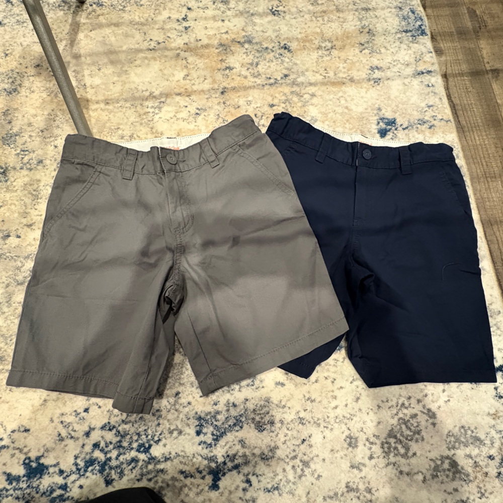 Cat & Jack Navy and Gray Shorts Set